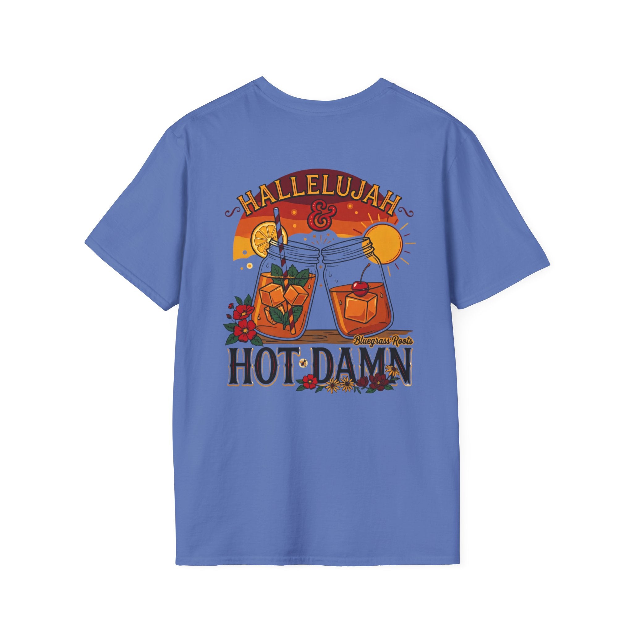Bluegrass Roots | "Hallelujah and Hot Damn" Mason Jar Toast Graphic Tee