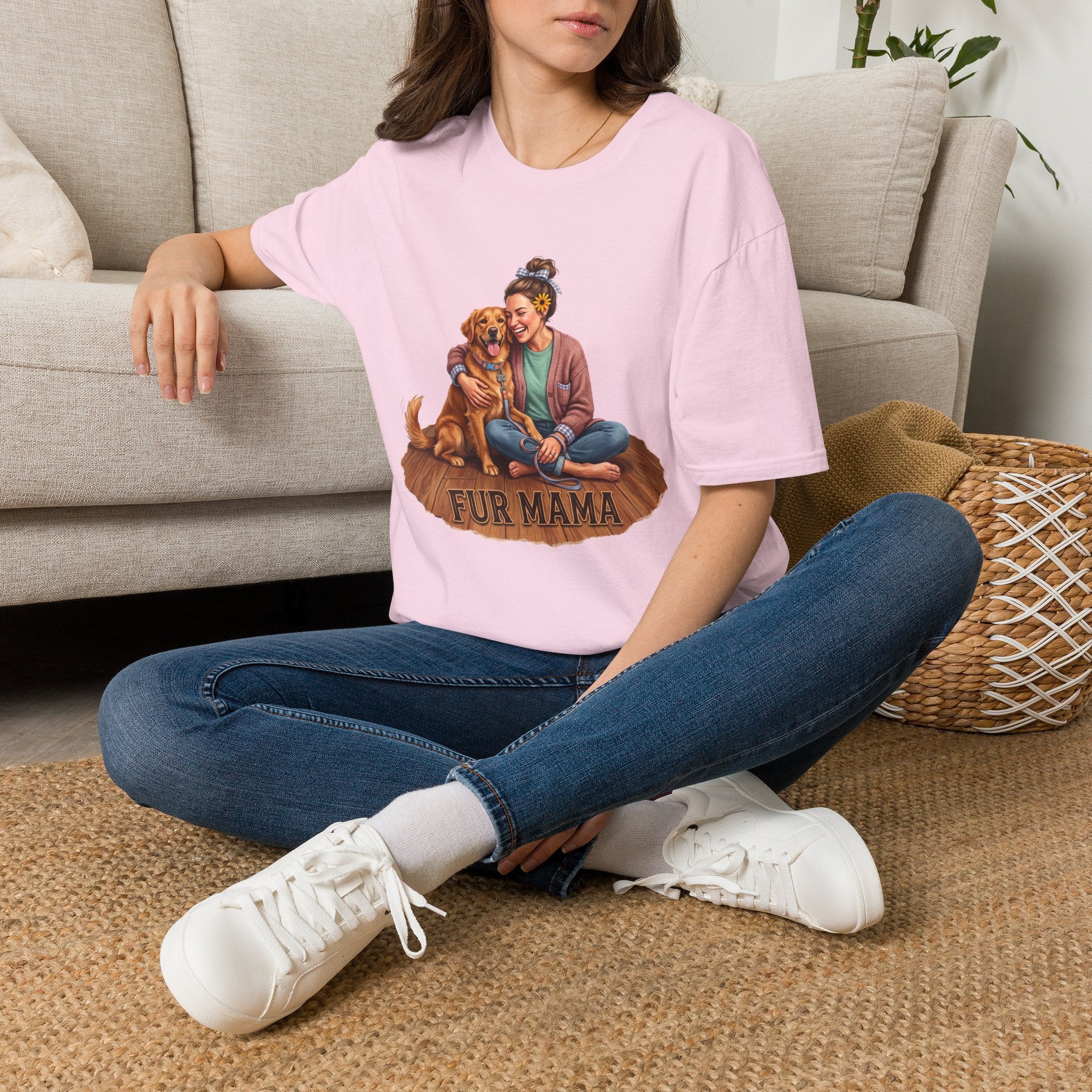 Fur Mama dog mom shirt