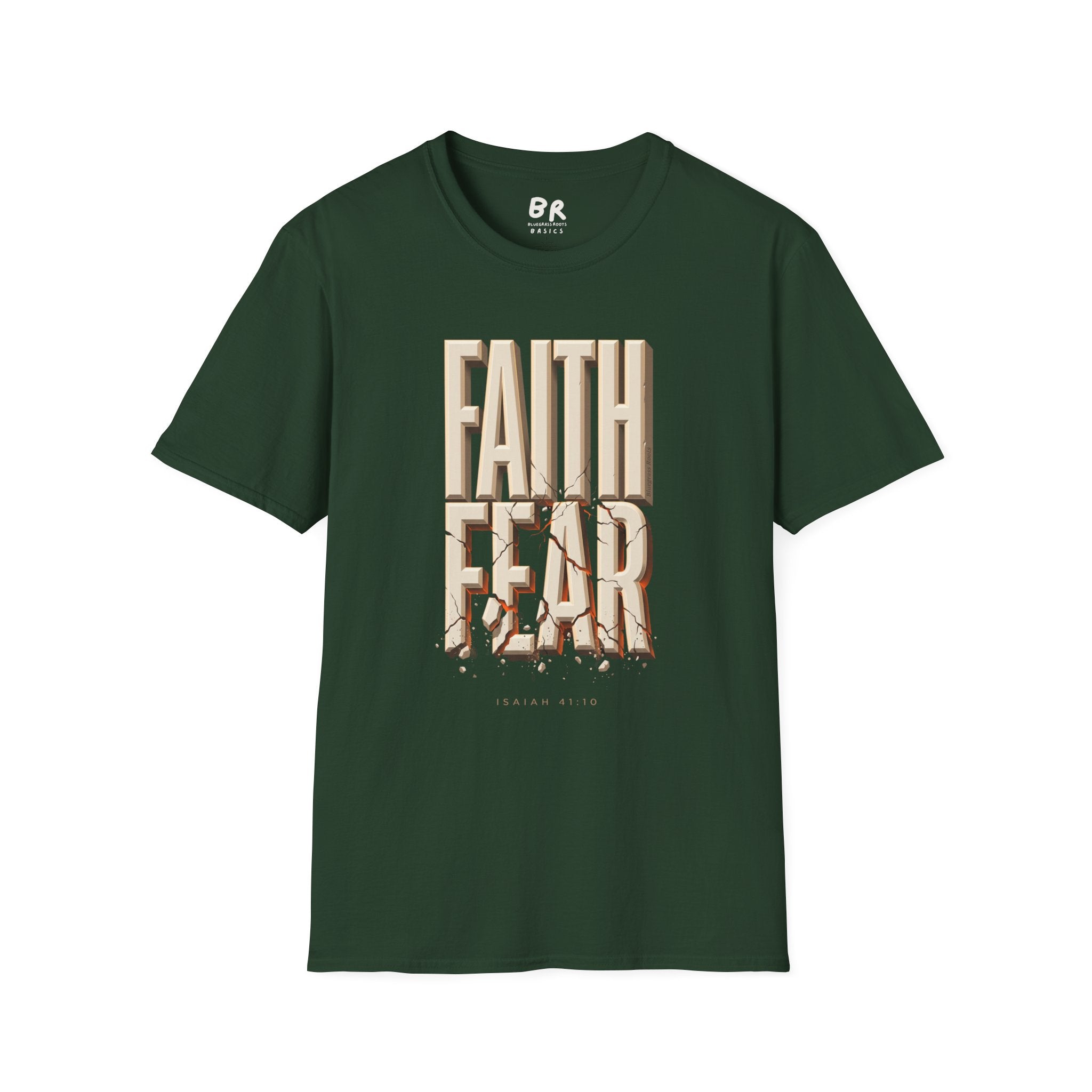 Faith Over Fear Isaiah 41:10 shirt in S