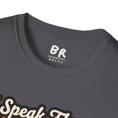 Farmer Shirt — "I Speak Fluent Cow" Funny Cattle Graphic Tee
