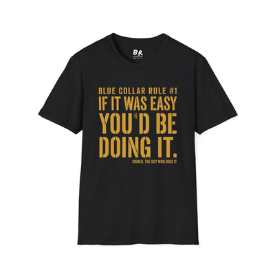 Blue Collar Rule 1 shirt in XS