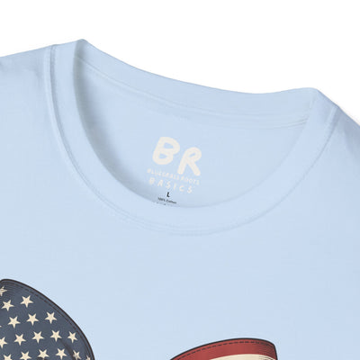 American flag bow 4th of July shirt