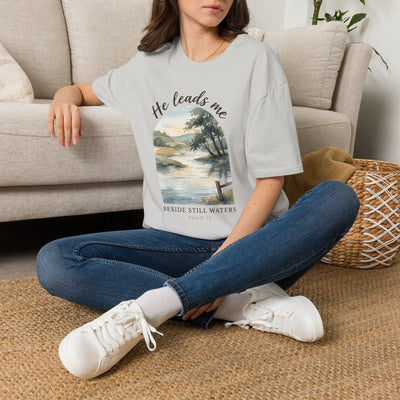 Psalm 23 Still Waters bible verse shirt