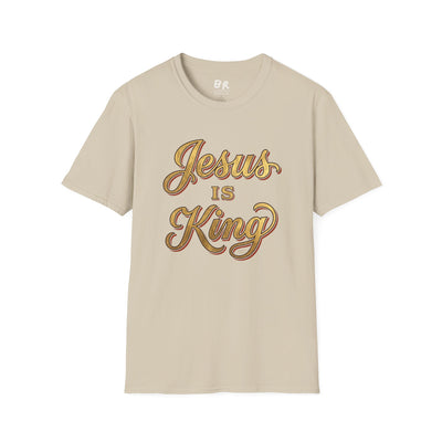 Jesus Is King gold leaf shirt