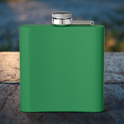 Crossed Sabers Groomsman Flask — Personalized 6oz Whiskey Flask