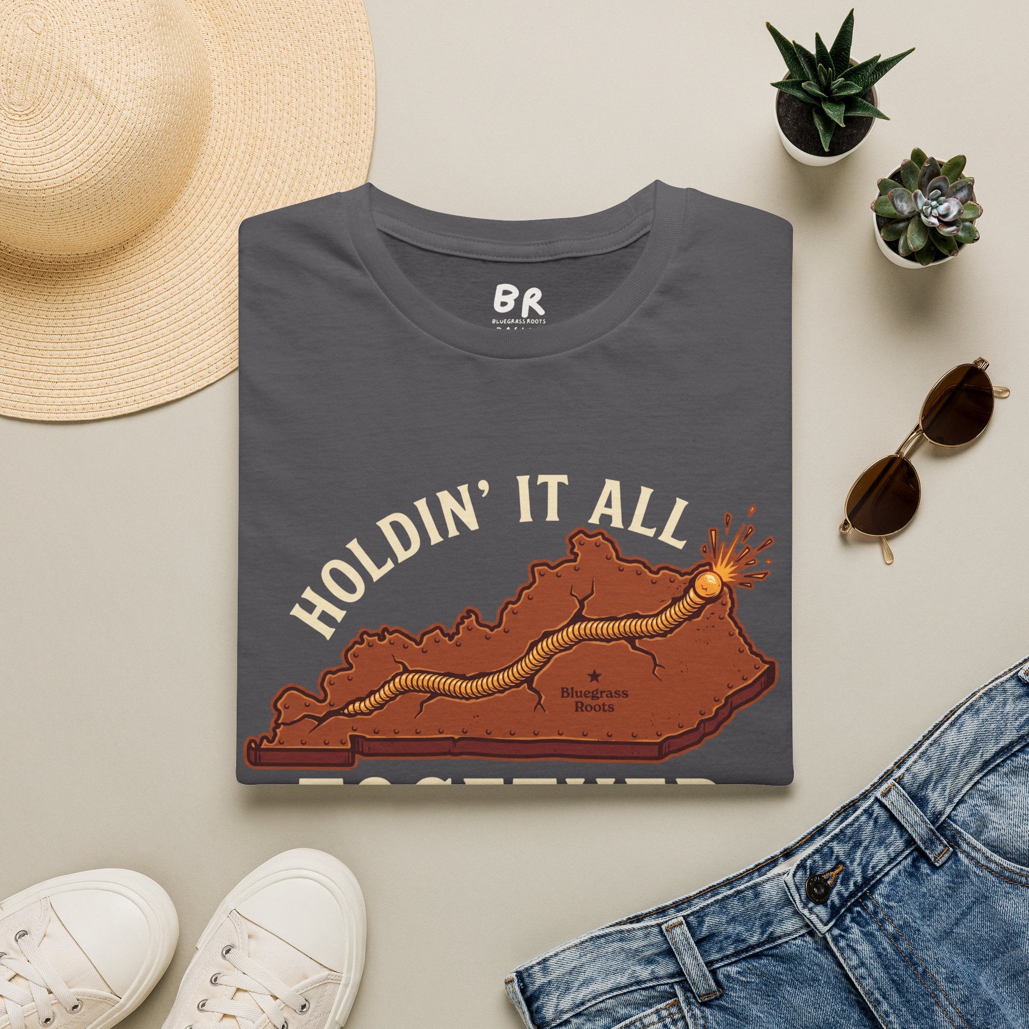 Holdin' It All Together Kentucky shirt, Holdin' It All Together welded Kentucky state design