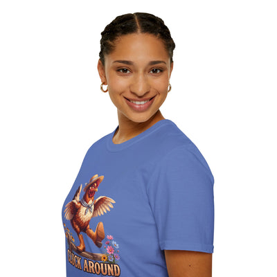 Cluck Around funny chicken shirt