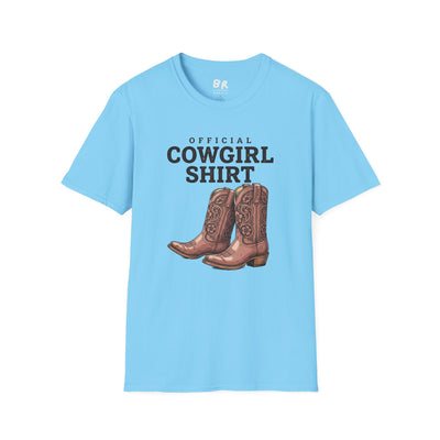 Official Cowgirl Shirt boots tee