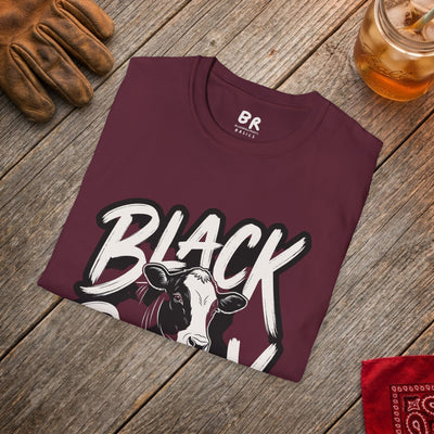 Cattle Shirt — "Black Baldy" Bold Cattle Graphic Tee