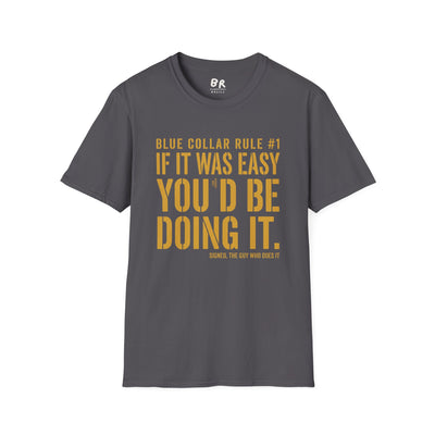 Blue Collar Rule 1 shirt in XS