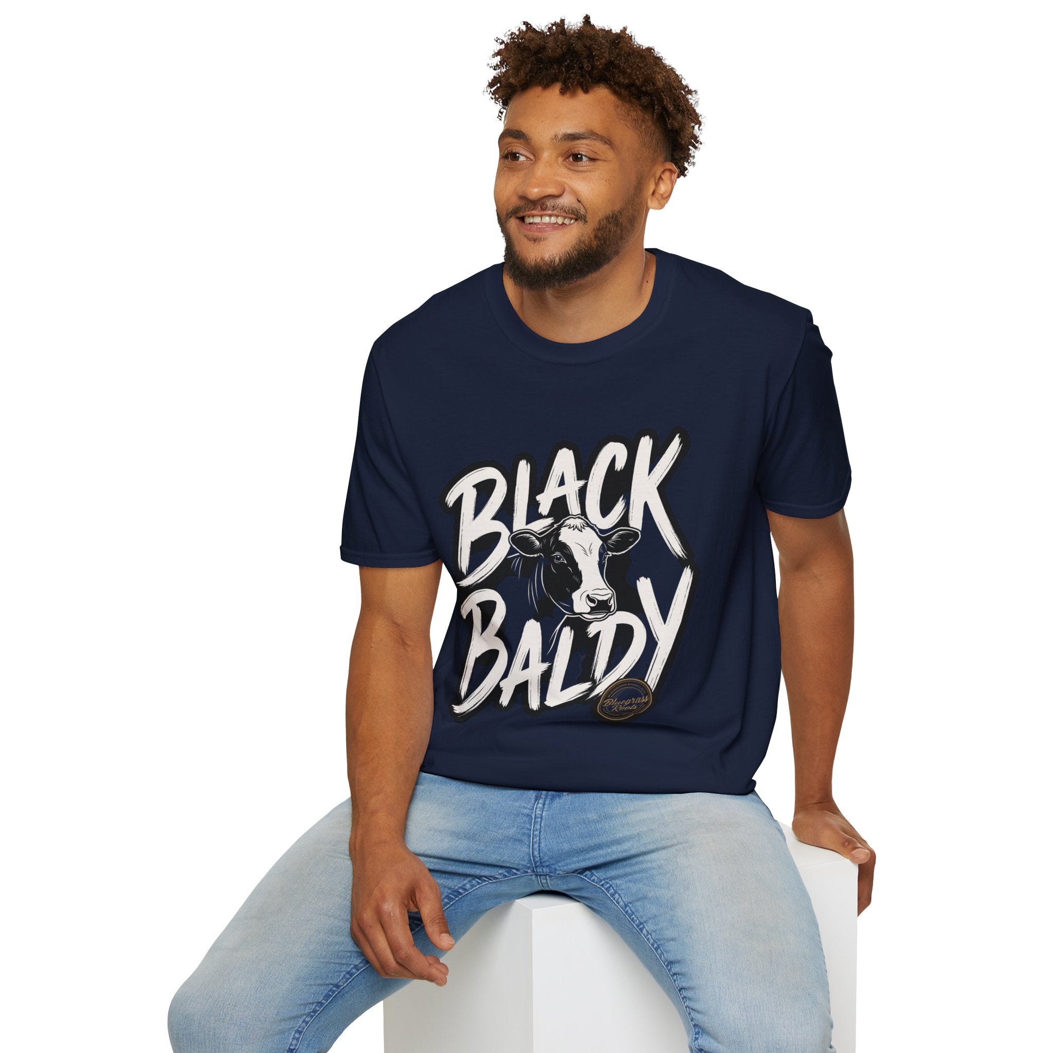 Cattle Shirt — "Black Baldy" Bold Cattle Graphic Tee
