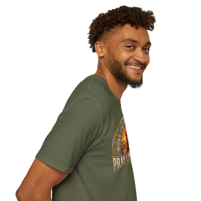 Work Like It's Up to You jesus shirt, Work Like It's Up to You, Pray Like It Ain't praying hands design