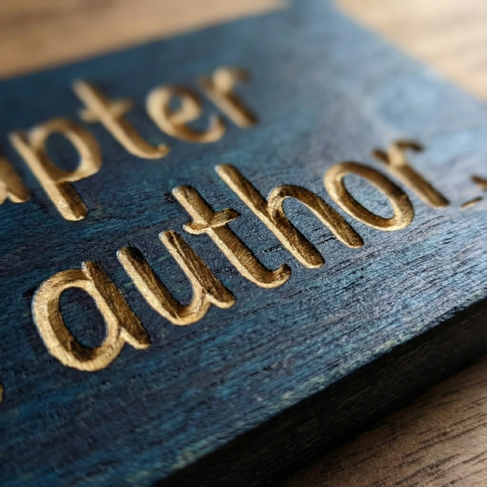 I Trust the Next Chapter Wooden Sign – Inspirational Wall Art