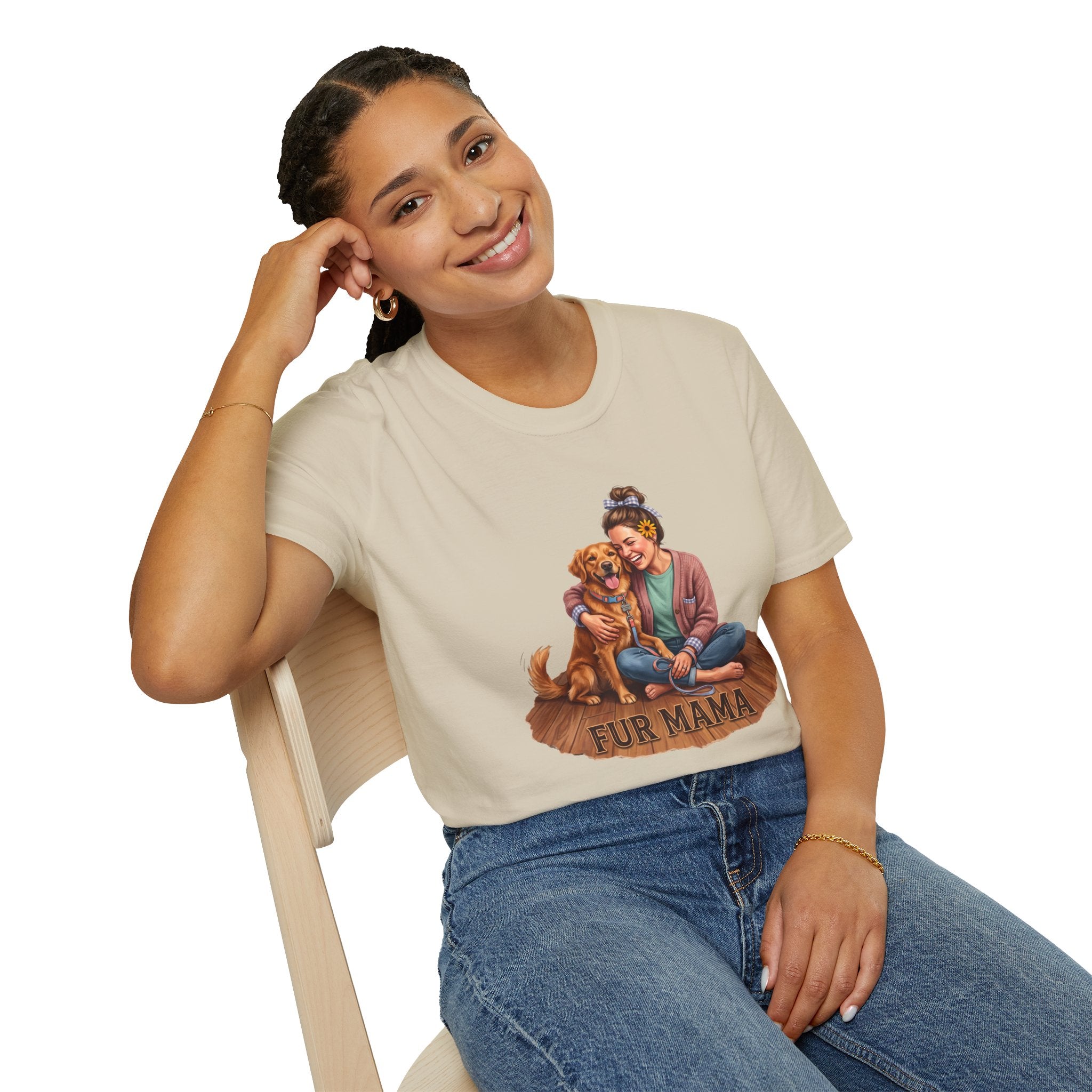 Fur Mama dog mom shirt