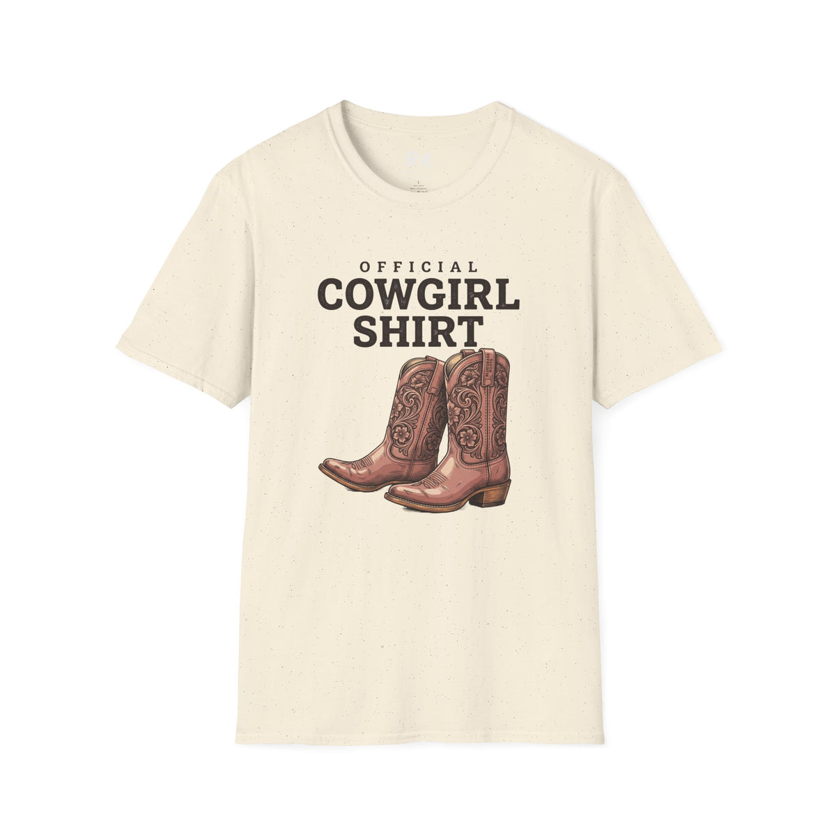 Official Cowgirl Shirt boots tee