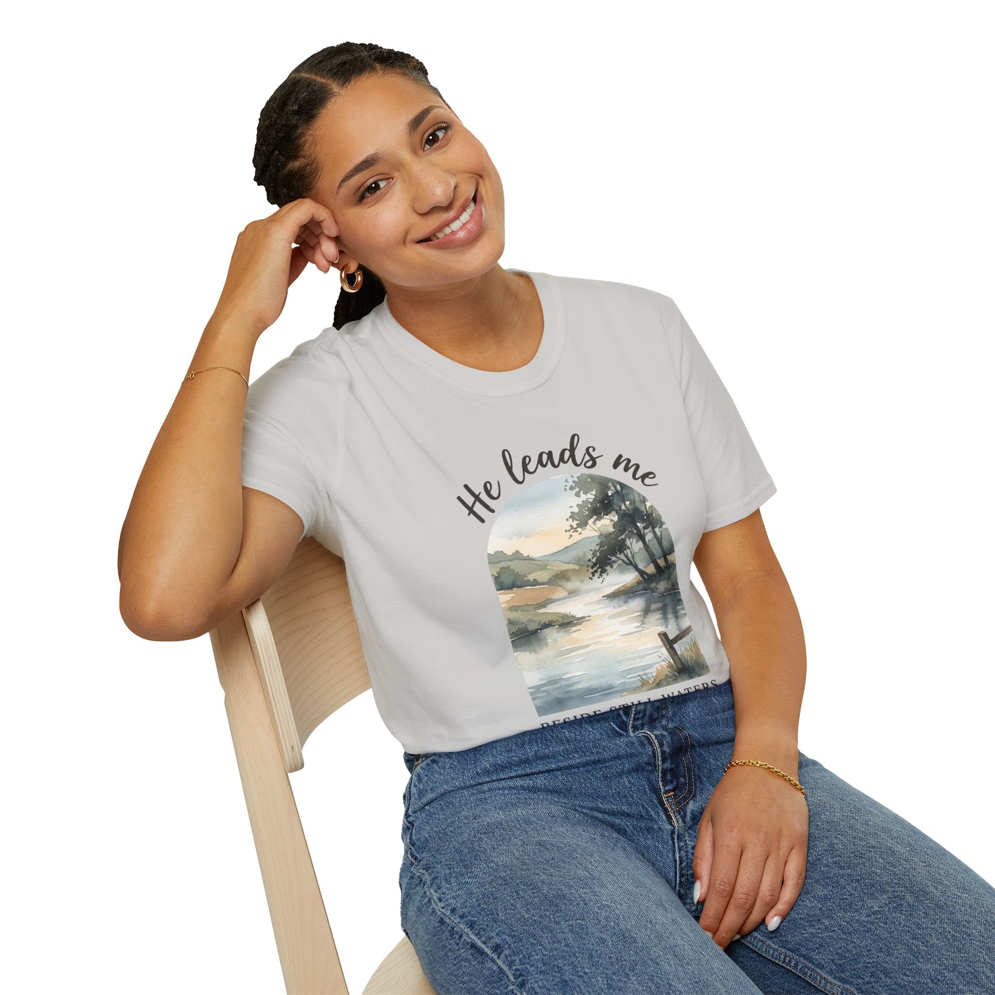 Psalm 23 Still Waters bible verse shirt