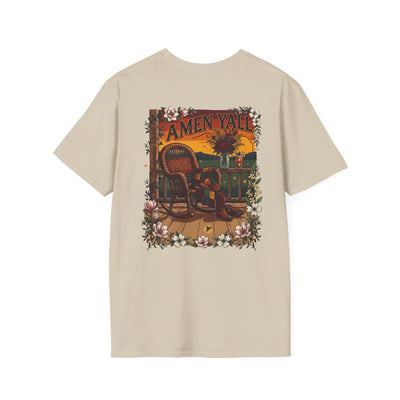Bluegrass Roots | "Amen, Y'all" Front Porch Rocking Chair Graphic Tee