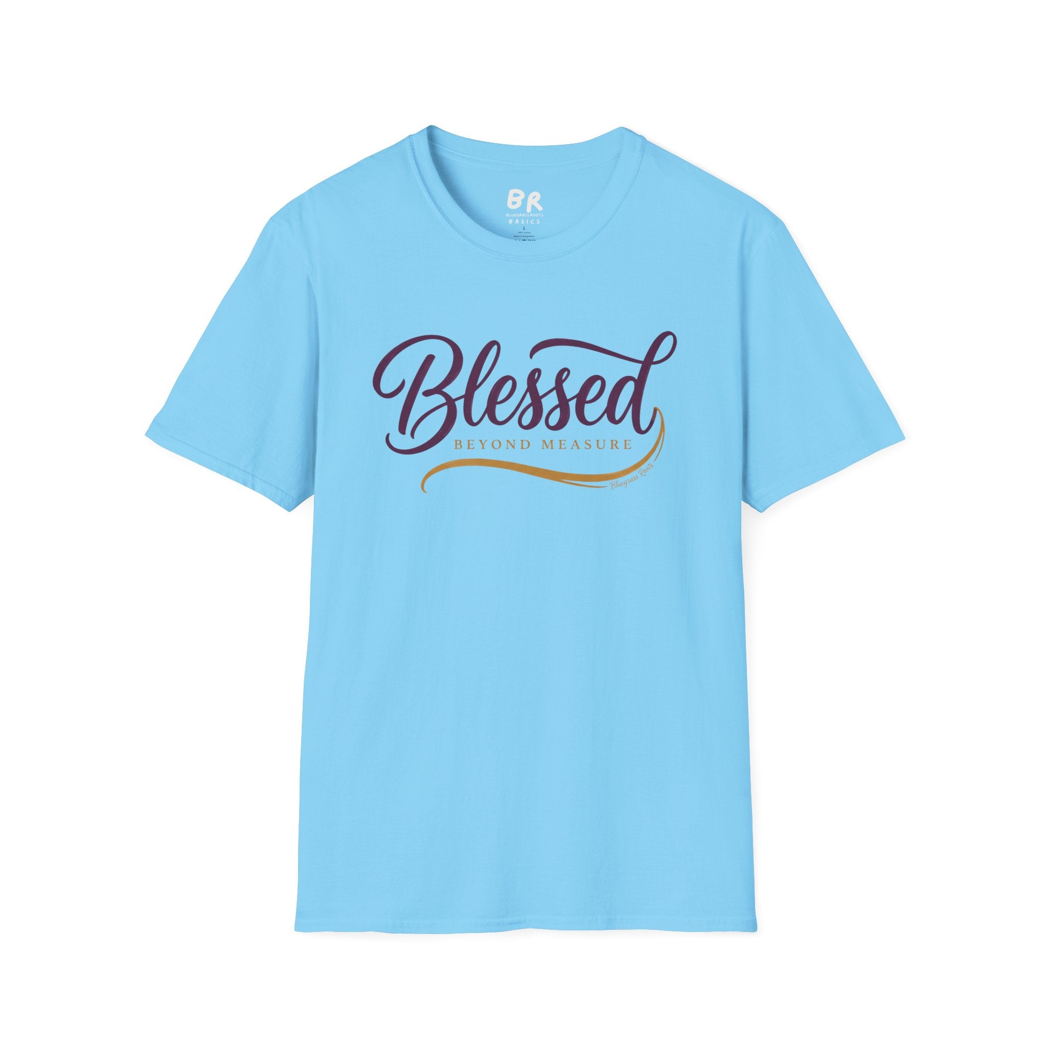 Blessed Beyond Measure script shirt
