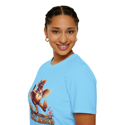 Cluck Around funny chicken shirt