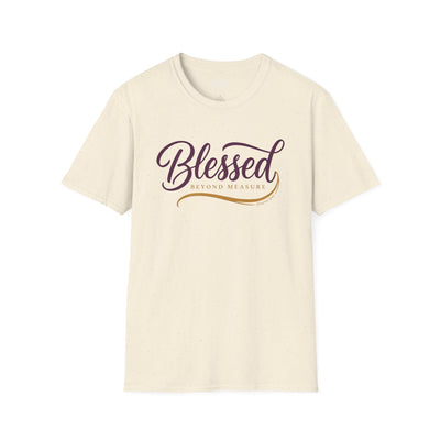 Blessed Beyond Measure script shirt