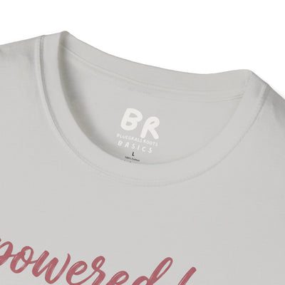 Powered by Prayer varsity shirt