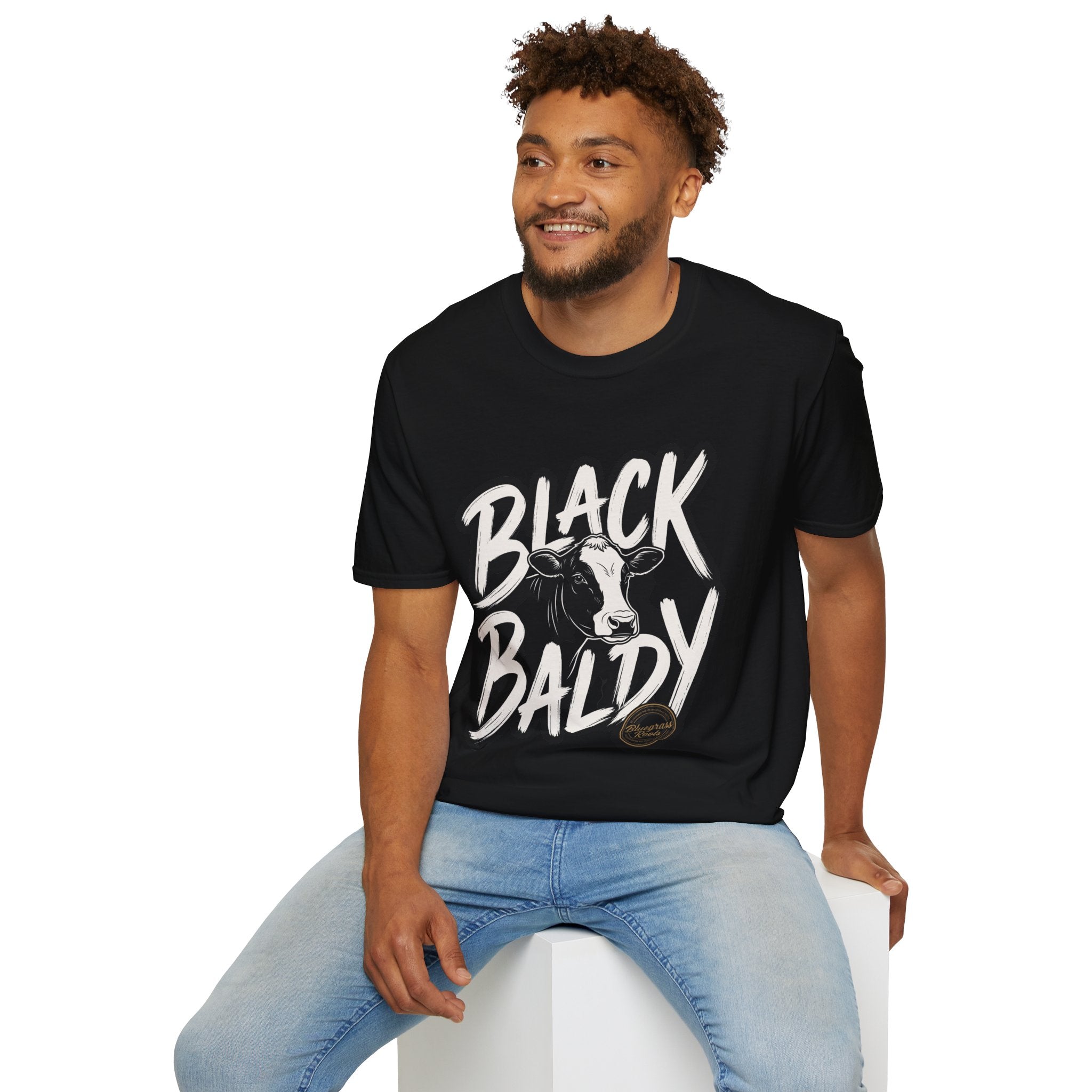 Cattle Shirt — "Black Baldy" Bold Cattle Graphic Tee