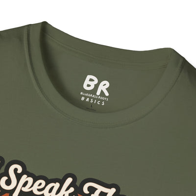 Farmer Shirt — "I Speak Fluent Cow" Funny Cattle Graphic Tee