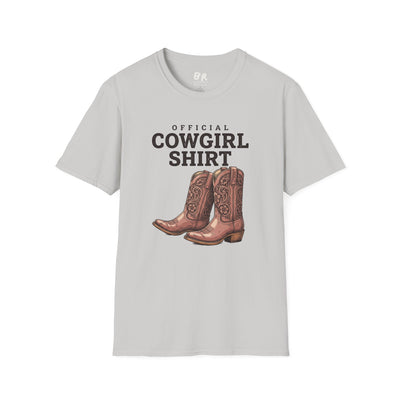 Official Cowgirl Shirt boots tee