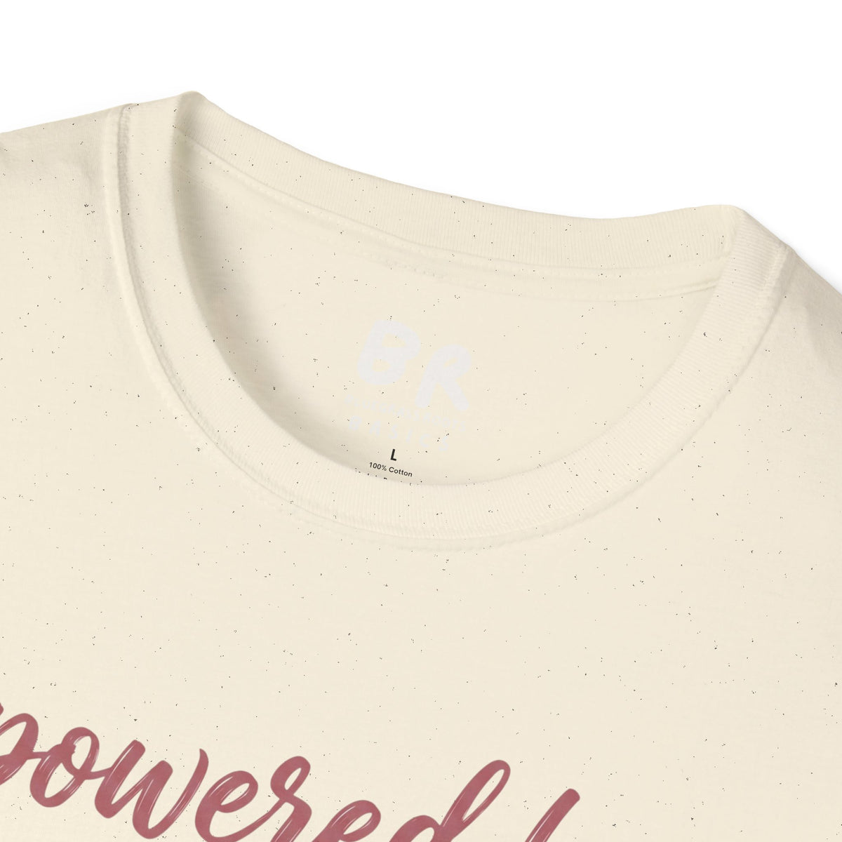 Powered by Prayer varsity shirt