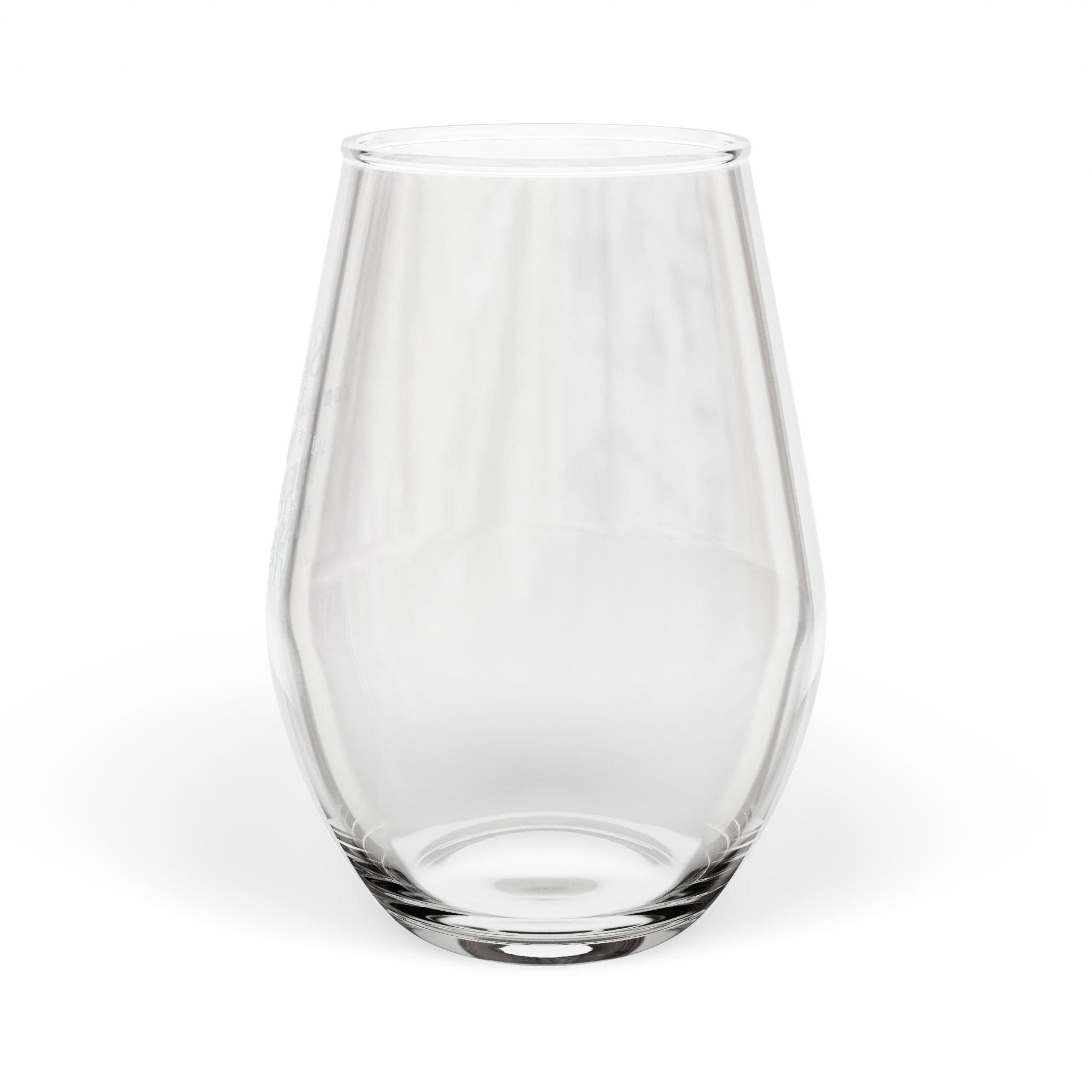 Sorry For What I Said When The Bottle Was Empty — Engraved Wine Glass