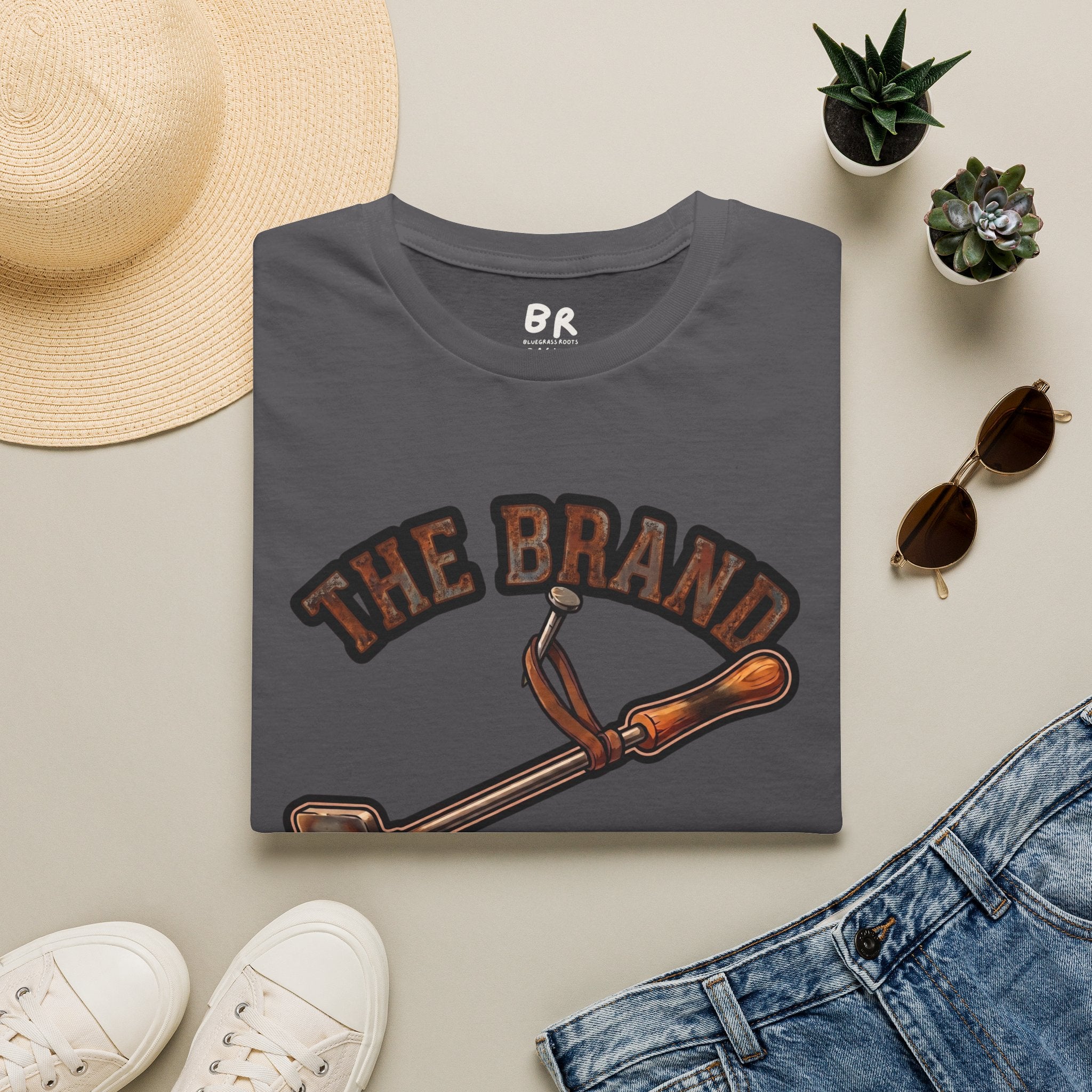 Ranch Shirt — "The Brand Doesn't Lie" Cattle Branding Iron Tee