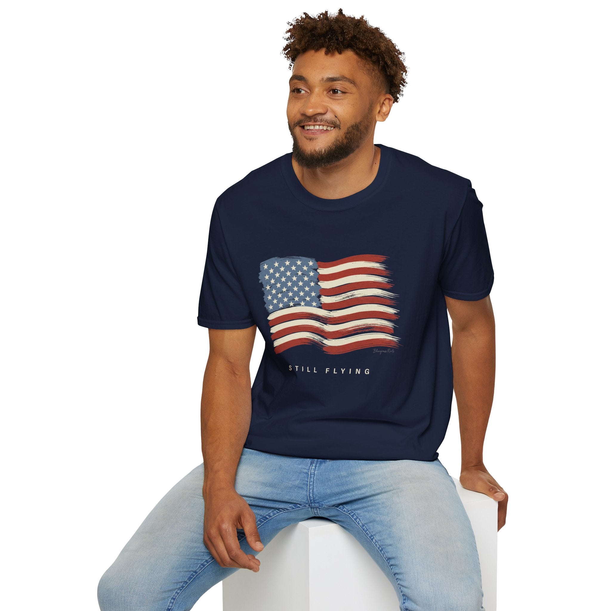 Still Flying american flag shirt