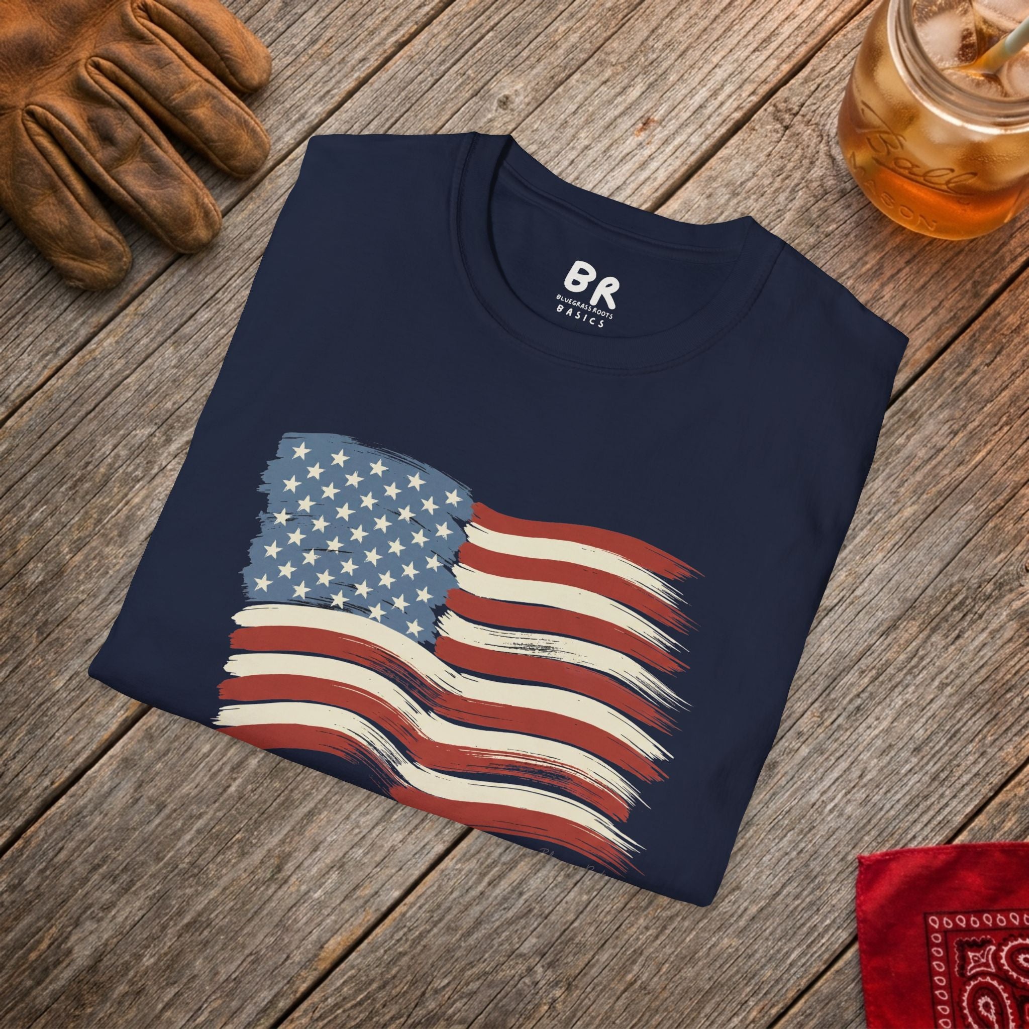 Still Flying american flag shirt