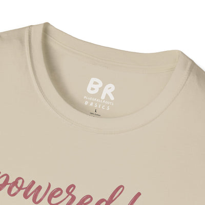 Powered by Prayer varsity shirt