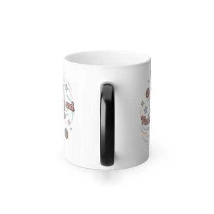 Fueled by Anxiety and Iced Coffee Magic Mug – Funny Pastel Heat-Reveal Cup