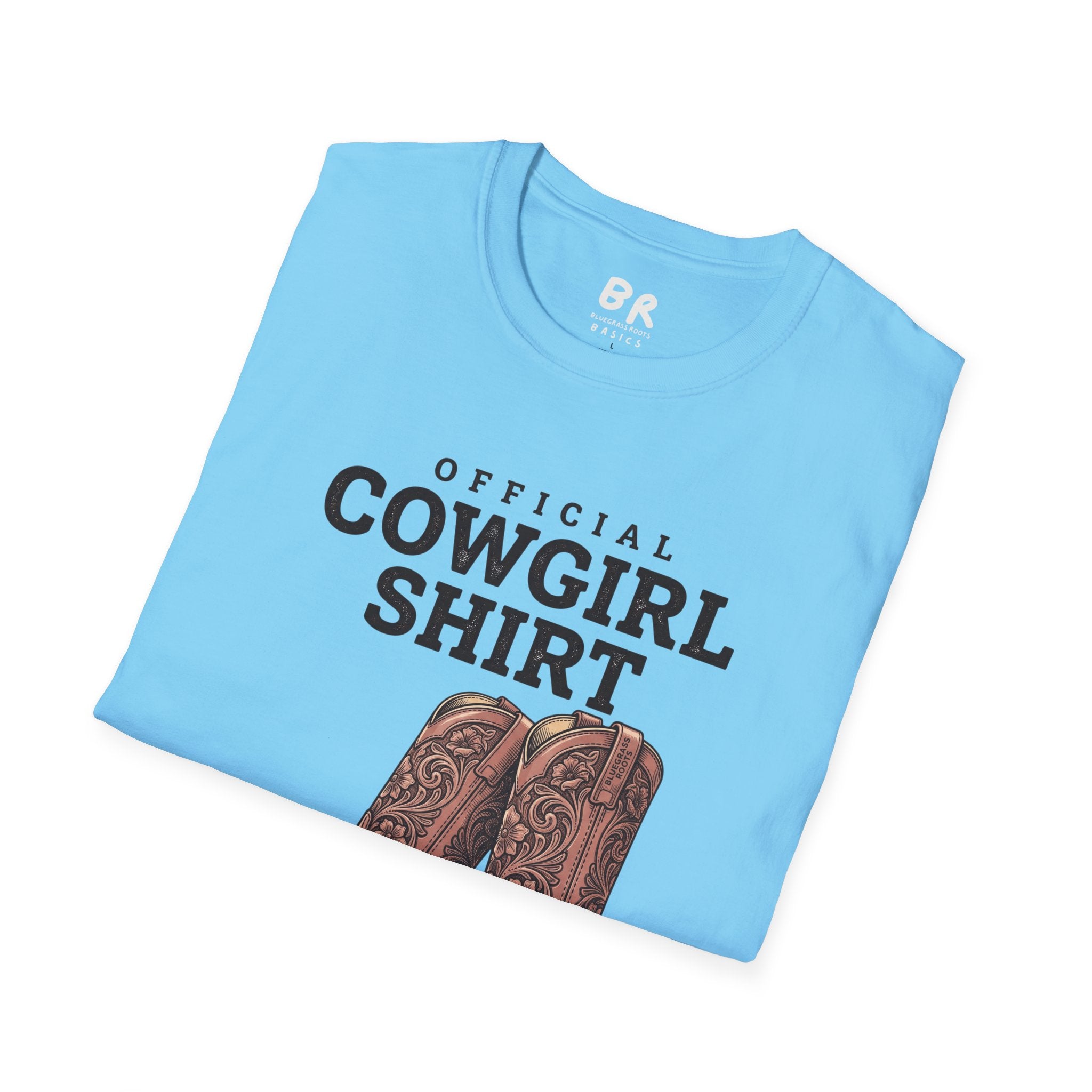 Official Cowgirl Shirt boots tee