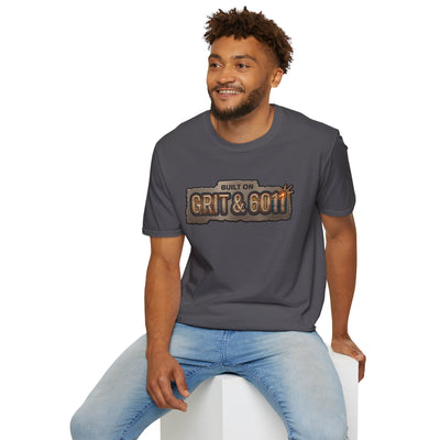 Built on Grit & 6011 welding shirt, Built on Grit & 6011 stick welder design