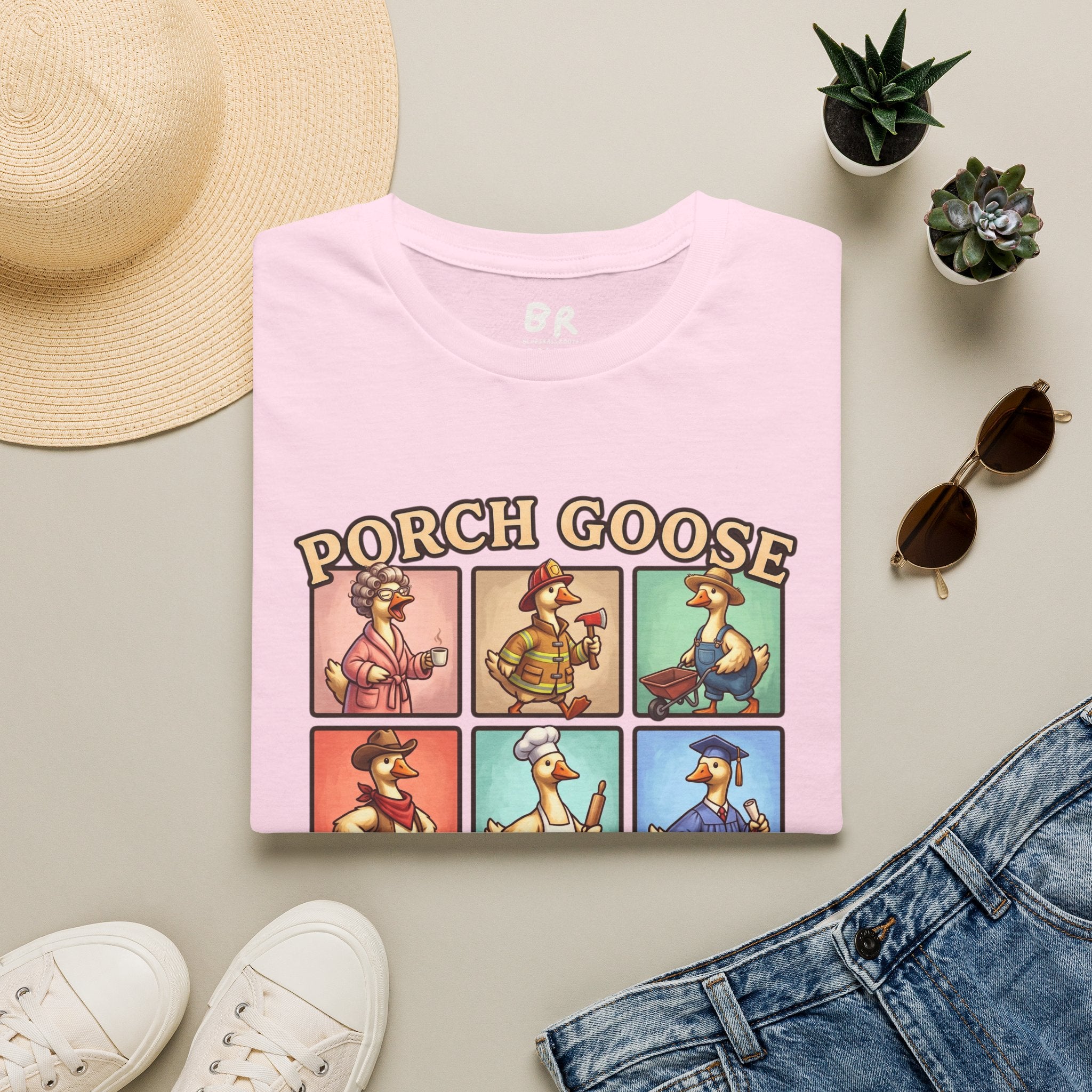 Porch Goose Mom funny goose shirt