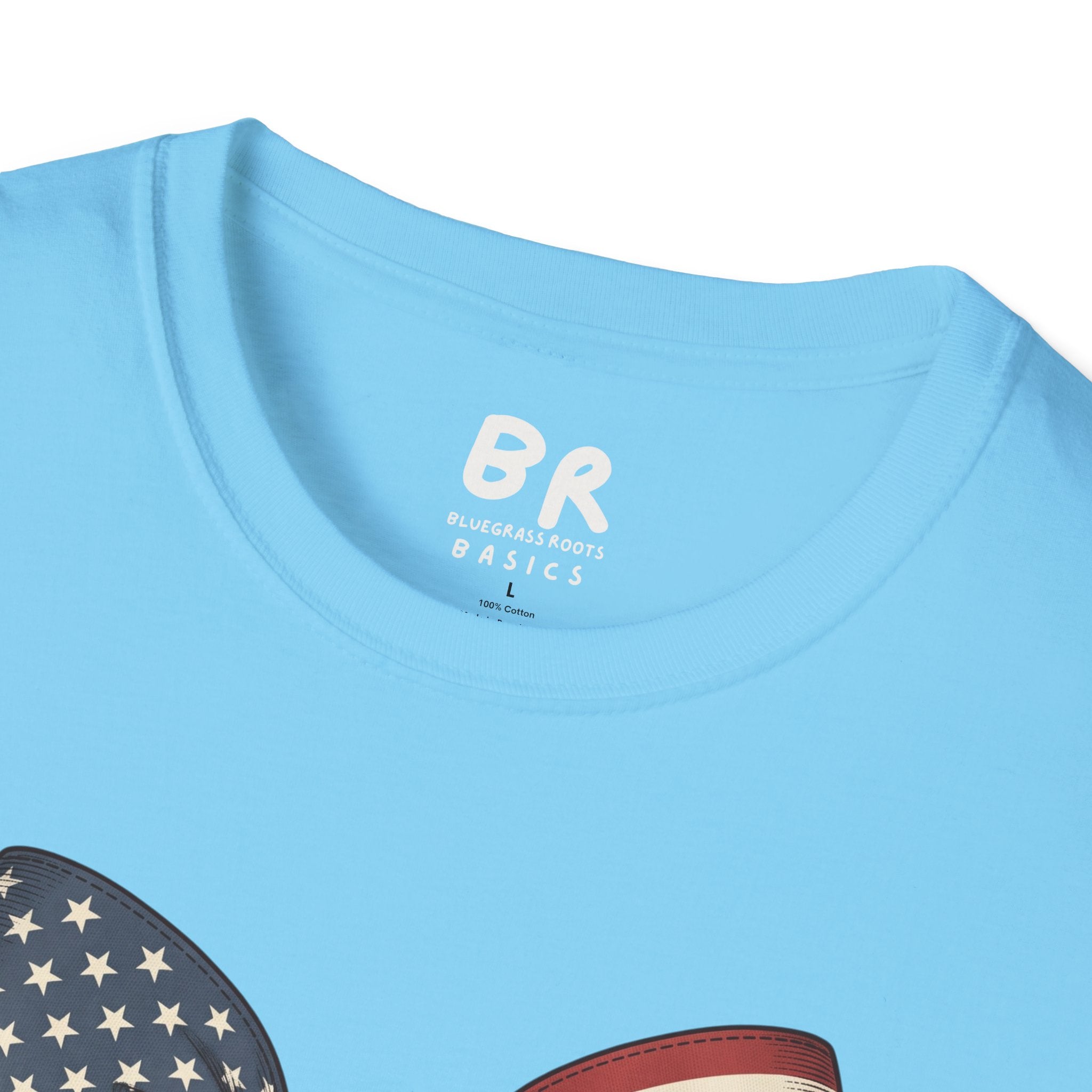 American flag bow 4th of July shirt