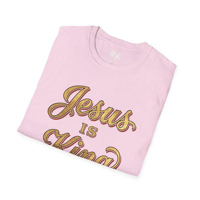 Jesus Is King gold leaf shirt