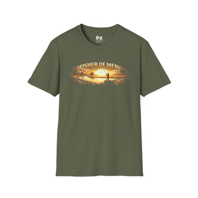 Fisher of Men jesus shirt for men, Fisher of Men angler sunset design