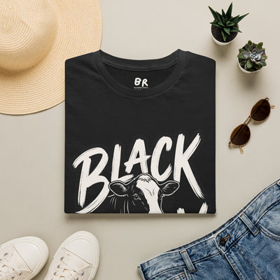Cattle Shirt — "Black Baldy" Bold Cattle Graphic Tee