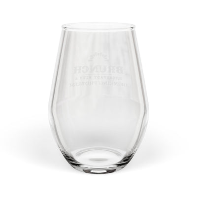Brunch Wine Glass — Breakfast With a Drinking Problem