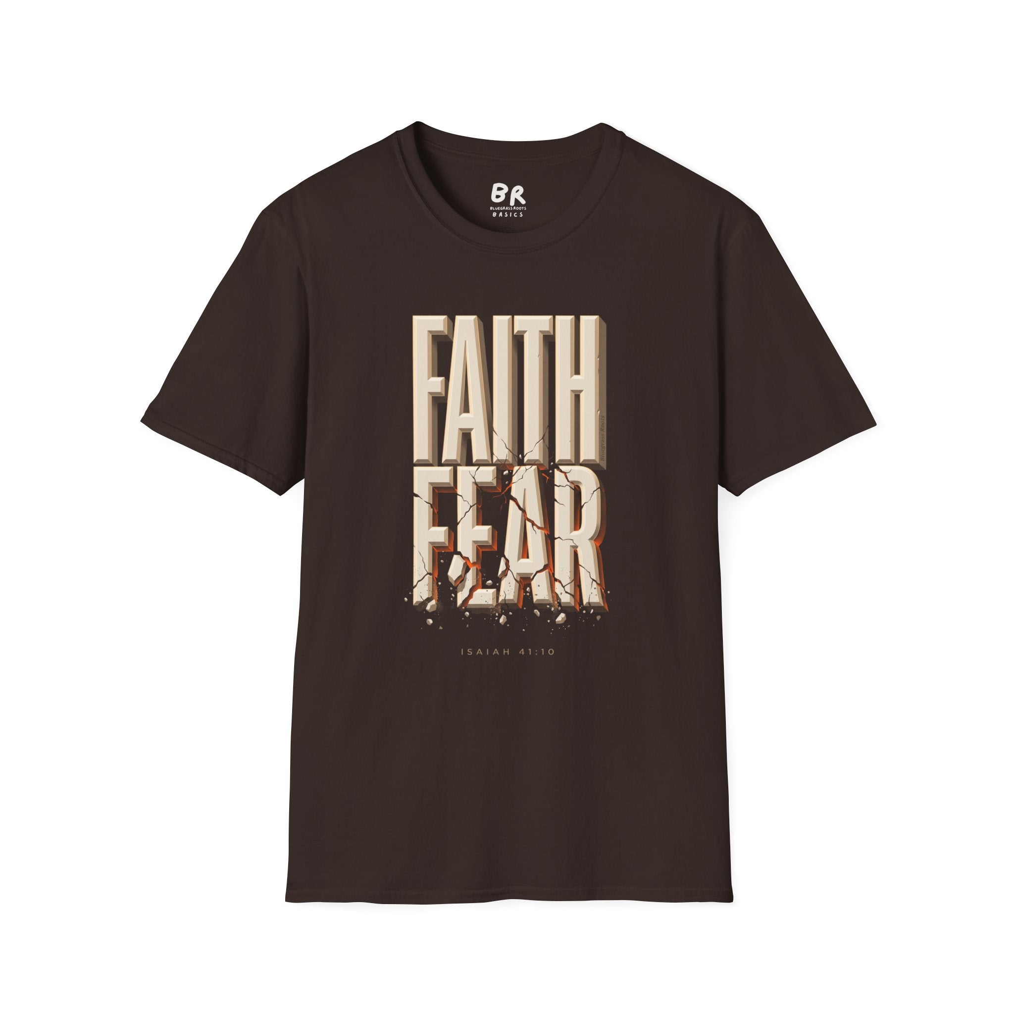 Faith Over Fear Isaiah 41:10 shirt in S