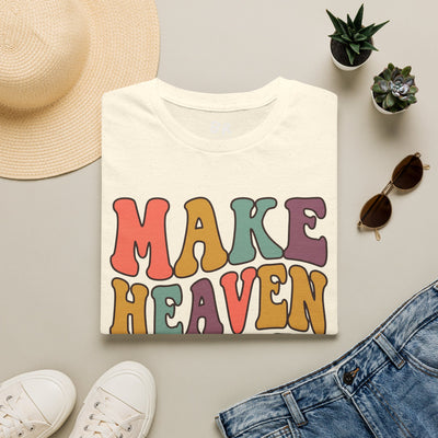 Make Heaven Crowded groovy shirt in S