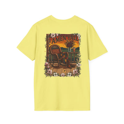 Bluegrass Roots | "Amen, Y'all" Front Porch Rocking Chair Graphic Tee