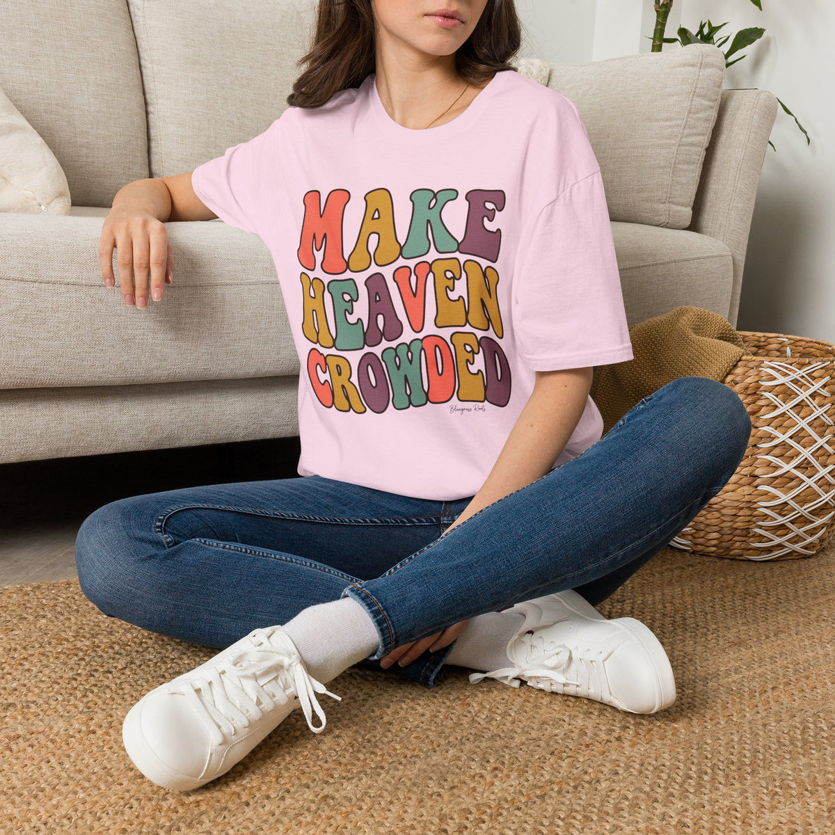 Make Heaven Crowded groovy shirt