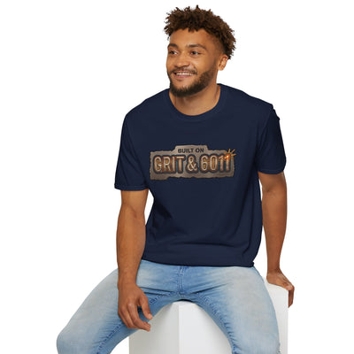 Built on Grit & 6011 welding shirt, Built on Grit & 6011 stick welder design