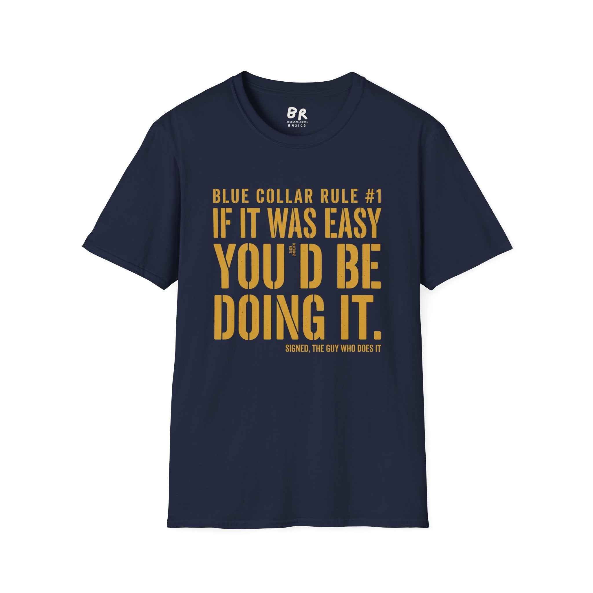 Blue Collar Rule 1 shirt in XS