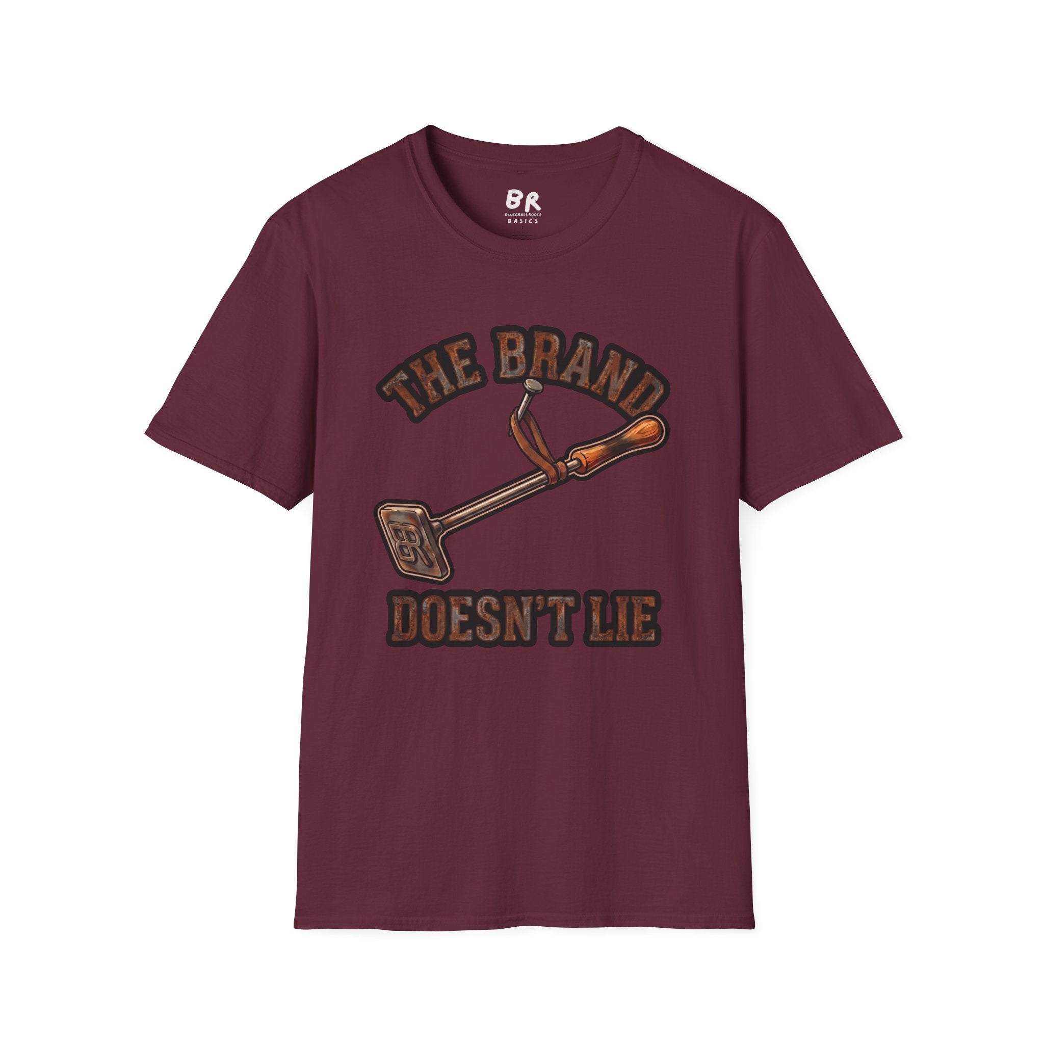 Ranch Shirt — "The Brand Doesn't Lie" Cattle Branding Iron Tee
